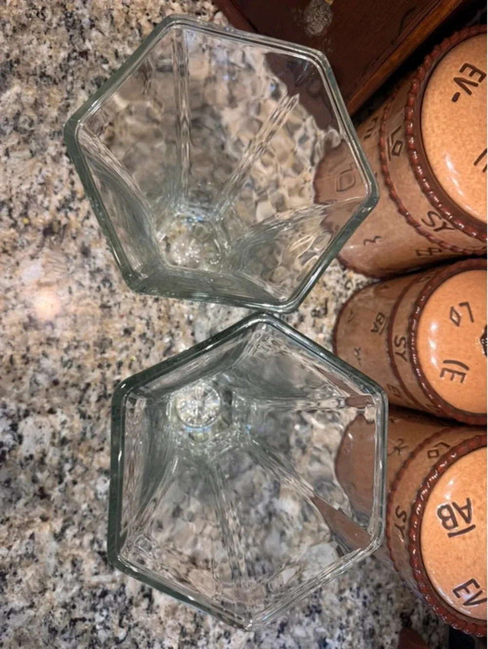Vintage Hoosier glass vases